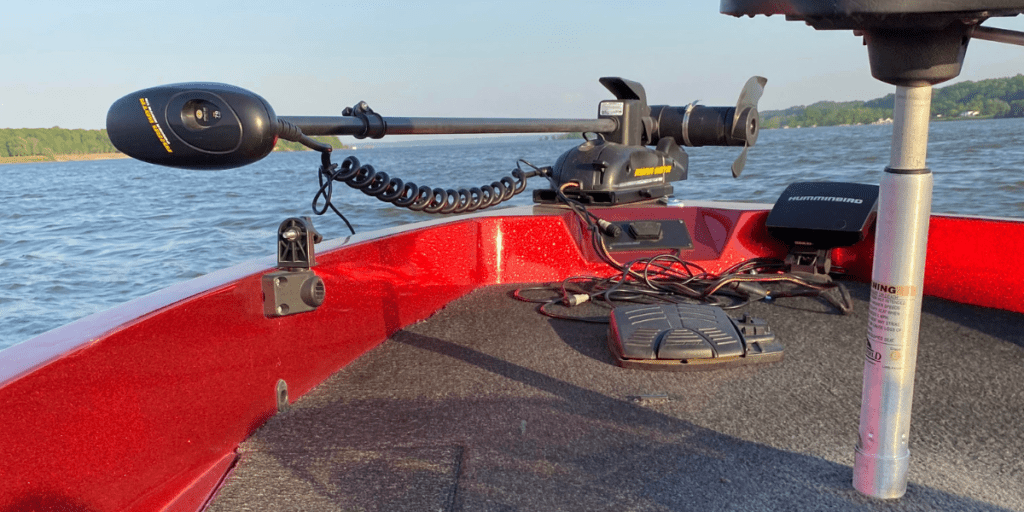 trolling motor thrust guide bow mounted motor